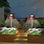 voordelige Pathway Lights &amp; Lanterns-zonne-gazonverlichting buiten waterdicht binnenplaats tuin villa balkon lay-out decoratieve sfeer brons licht en schaduw en vloergemonteerd licht 1pc
