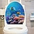 cheap Wall Stickers-Underwater World Tropical Fish and Whales Toilet Decal - Removable Bathroom Sticker for Toilet Seats - Home Decor Wall Decal for Bathrooms