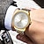 お買い得  クォーツ腕時計-LIGE 男性 クォーツ ダイアモンド 贅沢 大きめ文字盤 ビジネス カレンダー デート 亜鉛合金 腕時計