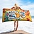 economico set di asciugamani da spiaggia-telo mare lgbt serie amore grande stampa 3d asciugamano modello mare telo da bagno lenzuolo da spiaggia coperta classica 100% microfibra comode coperte