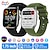 billige Smartwatches-696 HD12 Smart Watch 1.75 inch Smartur Bluetooth Skridtæller Samtalepåmindelse Pulsmåler Kompatibel med Android iOS Dame Handsfree opkald Beskedpåmindelse Altid på skærmen IP 67 40 mm urkasse