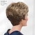 cheap Older Wigs-Classic Short Wig with Enviable Volume and Textured Layers Multi-Tonal Shades of Blonde