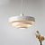 billiga Trumma &amp; Kegel Design-led ljuskrona taklampa macaron retro aluminium nordisk stil café bar varmljus 1-ljus 110-120v 220-240v
