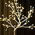 cheap Decorative Lights-20&quot; Tree Light LED Copper Wire Pearl Tree Color Light Touch Switch Full of Stars Atmosphere Design Living Room Bedroom Decoration Indoor Decoration Small Night Light