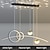 preiswerte Insellichter-120 cm Abblendbar Pendelleuchten Aluminium Kieselgel Künsterlischer Stil Neuheit Stilvoll Lackierte Oberflächen Schwarz Künstlerisch Modern 110-240 V