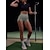 cheap Women&#039;s Golf Clothing-Women&#039;s Tennis Shirt Black Short Sleeve Top Slim Fit Ladies Golf Attire Clothes Outfits Wear Apparel