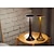 tanie Lampy stołowe-Nowa lampa stołowa LED w stylu retro z imitacją drewna, panel dotykowy, osobowość twórcza, lampa stołowa do restauracji hotelowej
