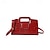 cheap Handbag &amp; Totes-Women&#039;s Handbag PU Leather Daily Zipper Waterproof Anti-Dust Geometric Black White Red