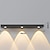 billiga LED-väggbelysning-vägglampa inomhus metall akryl trådlös laddning sovrum vardagsrum flerhuvud varmljus 25-46cm 110-120v 220-240v