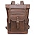 cheap Backpacks &amp; Bookbags-Vintage Men&#039;s First Layer Cowhide Backpack Crazy Horse Leather Backpack Outdoor Travel 15.6 Inch Computer Bag