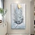 Недорогие Натюрморты-Абстрактная картина на холсте с белыми перьями, ручная роспись, современная декоративная картина с золотыми перьями, настенная художественная картина для гостиной, входная художественная живопись