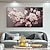billiga Blom- och växtmålningar-handgjord oljemålning duk väggkonst dekoration moderna blommor persikoblomning vardagsrum matsal sovrum dekorativ målning för heminredning rullad ramlös osträckt målning