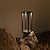 billige Bordlamper-aluminium 3-farger trådløs bordlampe touch trinnløs dimming type-c oppladbar skrivebordslampe innendørs soverom stue spisestue utendørs campinglampe