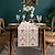 preiswerte Tischläufer-Inspiriert durch den Kunststil von William Morris, bedruckter Tischläufer im Landhausstil, Küchen-Esstischdekoration, Druckdekor-Tischläufer für drinnen und draußen, Zuhause, Bauernhaus, Urlaub,