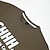 baratos Camiseta gráfica masculina-Desenho Animado Estampas Abstratas Engraçado Preto Branco Amarelo Camiseta Camisetas gráficas Homens Gráfico Misto de Algodão Camisa Casual Camisa Manga Curta Camiseta confortável Ao ar livre Rua