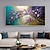 cheap Landscape Paintings-Hand painted Abstract Blooming Flower Oil Painting On Canvas Original Textured Wall Art Handmade Colorful Floral Painting Living room Wall Decor