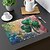 billiga Placemats &amp; Coasters &amp; Trivets-1 st blad bordsunderlägg bordsmatta 12x18 tums bordsunderlägg för festkök matsalspynt
