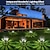 abordables Eclairage Extérieurs Muraux-Lumières solaires extérieures de pelouse ip65, lumière de projection étanche, jardin, parc, passerelle, décoration de paysage, 1/4 pièces