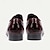 levne Pánské oxfordky-pánské společenské boty hnědá černá embosovaná kůže zapínání na šněrování oxford