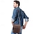 cheap Men&#039;s Bags-Men&#039;s Crossbody Bag Shoulder Bag Messenger Bag Nappa Leather Cowhide Daily Zipper Solid Color Black Khaki Coffee