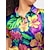 economico Collezione di stilisti-Per donna POLO Rosso Manica corta Protezione solare Superiore Floreale Abbigliamento da golf da donna Abbigliamento Abiti Abbigliamento