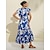 cheap Print Casual Dress-Casual Floral Pleated Maxi Dress