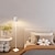 tanie Lampy stołowe-aluminiowa ściemniana lampa podłogowa ładowalna lampa stojąca wewnętrzna sypialnia salon atmosfera lampa biurkowa typ-c
