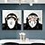 Недорогие Картины с животными-ручная краска абстрактная обезьяна картина маслом на холсте большая оригинальная обезьяна холст настенное искусство Бэнкси горилла картины для гостиной спальня декор рамка готова повесить