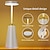 Недорогие Настольные лампы-настольная лампа настольная аккумуляторная настольная лампа с питанием от аккумулятора, беспроводная 3-уровневая яркость, бесступенчатая регулировка яркости, сенсорные ночники, лампы для