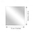 olcso Lakberendezés-6db öntapadó tükörlap fényvisszaverő falragasz fólia lakberendezés