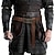 baratos Acessórios e mais-Punk e gótico Medieval Renascentista Traje Cosplay Cinto Cavalheiro Viking cavaleiro celta Ranger Elfo Fantasia Homens Mulheres Viking Dia Das Bruxas Carnaval Baile de Máscaras Espetáculo Palco LARP