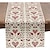 cheap Table Runners-Inspired by William Morris Art Style Print Country Style Table Runner, Kitchen Dining Table Decor, Print Decor Table Runners for Indoor Outdoor Home Farmhouse Holiday Wedding Birthday Party Decoration
