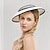 billiga Partyhatt-hattar huvudbonad fiber basker hatt solhatt fat hatt bröllop tefest elegant bröllop med pilbåge pärlor huvudbonad