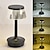 abordables Lampes de Table-Lampe de table LED champignon avec chargement USB avec interrupteur à bouton, lampe de bureau tricolore, veilleuse décorative, table de chevet, lampe de nuit, décoration intérieure pour bar, café, chambre à coucher