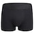 abordables Multipack-Paquets multiples 8 pièces Homme Noir Sous-vêtements Shorts Shorts de motard Taille elastique Plein Extérieur du quotidien 95% coton Toutes les Saisons