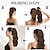 cheap Ponytails-Ponytail Extension for Women Claw Clip Ponytail Extension Long Wavy Brown Ponytail Hair Extensions Synthetic Clip in Pony Tails Hairpieces Daily Party Halloween