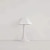 Недорогие Настольные лампы-Перезаряжаемая настольная лампа в виде гриба с регулируемой яркостью, светодиодная настольная лампа для столовой, водонепроницаемая портативная металлическая настольная лампа с бесступенчатым
