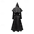 billige Karneval kostymer-Grim Reaper Pastor Maskerade Voksne Herre Halloween Ytelse Halloween Halloween Karneval Enkle Halloween-kostymer