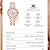 ieftine Ceasuri Quartz-ceasuri de damă, marca nouă Olevs, cronograf luminiscent, calendar de 24 de ore, ceasuri de cuarț multifuncționale cu diamante, ceas de mână de damă din ceramică