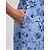 abordables Collection de créateurs-Femme robe de golf Bleu Sans Manches Vêtements de golf pour femmes, tenues, vêtements