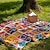billige Tæpper og sengetæpper-patchwork hjertemønster tæppetæppe flannel tæppe varme alle årstider gaver stort tæppe