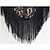 cheap Historical &amp; Vintage Costumes-Retro Vintage Roaring 20s 1920s Party Costume Shawls The Great Gatsby Charleston Women&#039;s Sequins Tassel Fringe Christmas Wedding Wedding Guest Event / Party Shawl