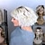 olcso régebbi paróka-közepes hosszúságú trendi paróka természetes megjelenésű szintetikus parókák hölgyeknek napi cosplay haj paróka