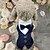 billiga Hundkläder-hundkostym liten klänning sommar tunn nalleskjorta kostym bröllopsklänning katt husdjurskläder