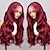 cheap Human Hair Lace Front Wigs-Body Wave 13X6 Lace Front Wig Transparent hair Lace Frontal Wig Pre Plucked 99j Wine Red Wig Colored Human Hair Wigs