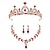 Недорогие гавайскаялетняя вечеринка-Детское ожерелье с короной, зажим для ушей, комплект из трех предметов для прогулки, выступления, аксессуары для платья, подарок на день рождения, головной убор маленькой принцессы