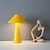 voordelige Tafellampen-draagbare draadloze led paddestoel tafellamp moderne kleurrijke kleine nachtverlichting vorm usb opladen kindercadeau voor nachtkastje bankzijde sfeerlamp