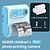economico Action Camera-2024 vendita calda 900mah giocattolo schermo a colori da 2,4 pollici hd 1080p fotocamera per stampa istantanea per bambini