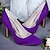 economico Scarpe da Sposa-Per donna scarpe da sposa Scarpe da sposa A stiletto Appuntite minimalismo Raso Mocassino Nero Bianco Avorio