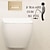 billige Veggklistremerker-hvis du savner kreativt toalettdekal - avtagbart baderomsklistremerke for toalettseter - unikt veggdekor for hjemmeinnredning for baderom